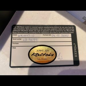 Tag Heuer men’s watch